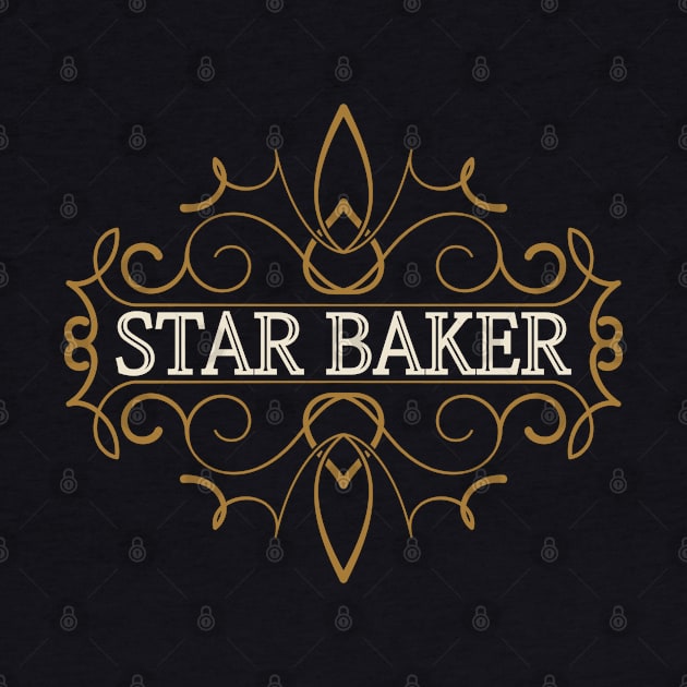 Star baker. Great gift for  baking  lover by lakokakr